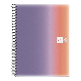 Miquelrius poznámkový blok Aurora Provence, A4, 120 listů, PP, linkovaný