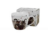 Porcelánový hrnek Cats Family 460 ml v dárkové krabičce