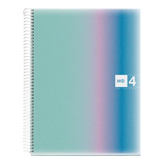 Miquelrius poznámkový blok Aurora Santorini, A4, 120 listů, PP, linkovaný