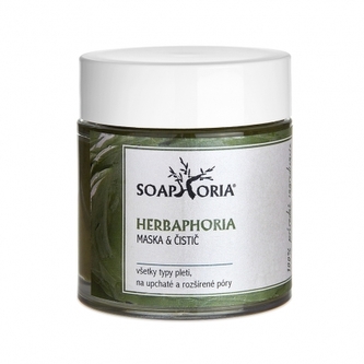 Soaphoria Přírodní pleťová maska Herbaphoria (Mask & Cleanser) 120 ml woman