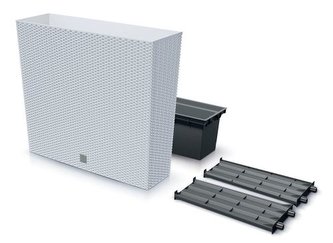 Prosperplast Truhlík vysoký RATO CASE s vkladem bílý 77cm