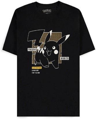 Tričko Pokémon - Pikachu Line-art S