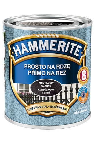 Hammerite Přímo na rez kladívkový 2,5l Tmavě modrý