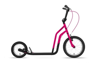 koloběžka GALAXY Zenit 16"+12" růžovo/černá