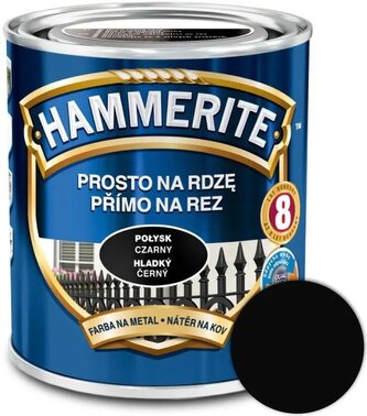 Hammerite Přímo na rez hladký 2,5l Černý