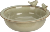 Keramické pítko s ptáčkem 24 cm, zelené
