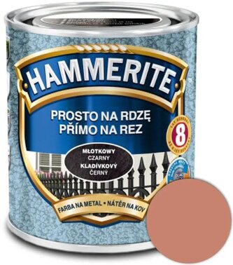 Hammerite Přímo na rez kladívkový 0,7l Měděný