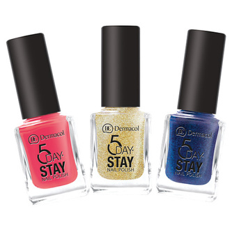 Dermacol Dlouhotrvající lak na nehty 5 Days Stay (Nail Polish) 11 ml Dlouhotrvající lak na nehty 5 Days Stay (Nail Polish) 11 ml - Odstín č.15 Bikini Time woman