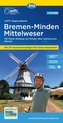 ADFC-Regionalkarte Bremen-Minden Mittelweser, 1:75.000, mit Tagestourenvorschlägen, reiß- und wetterfest, E-Bike-geeignet, GPS-T