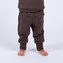 Moniel Dětské rostoucí tepláky Basic Chocolate 74 cm