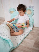 Kinder Hop Spací pytel Dream Catcher Triangles Aquamarine 170x75