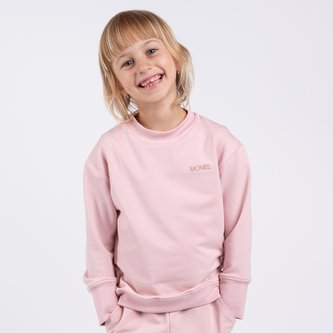 Moniel Dětská rostoucí mikina Basic Powder Pink 122/128 cm