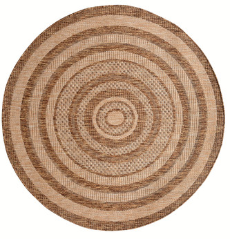 Venkovní vzorovaný koberec PANAMA 470-100 O 120 cm Mybesthome