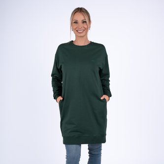 Moniel kojící mikina dlouhá Basic Dark Green XXL