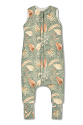 Celoroční spací pytel s nohavicemi Bohemian Green/Bohemian Botanic M