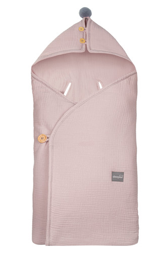 Lehký mušelínový fusak/zavinovačka/deka do autosedačky Rose
