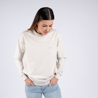 Moniel kojící mikina krátká Basic Light Beige L