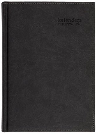 Kalendarz naucz. 2024/2025 B5 tyg. Vivella czarny
