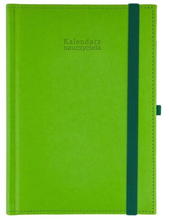 Kalendarz naucz. 2024/2025 A5 D gumka seledyn