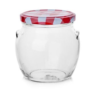 SKLENICE S VÍČKEM AMFORA 520 ML