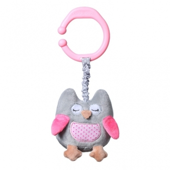Závěsná hračka s vibrací Owl Sophia - růžová nebo modra