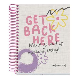 Miquelrius poznámkový blok Rebel, A6, 140 listů, karton, linkovaný