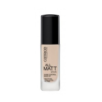 Catrice Matující make-up All Matt Plus (Shine Control Make-up) 30 ml Matující make-up All Matt Plus (Shine Control Make-up) 30 ml - Odstín 015 Vanilla Beige woman