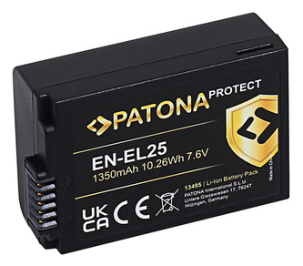 Aku Nikon EN-EL25 1350mAh Li-Ion Protect Z50 / Z fc / Z30