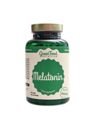 GreenFood nutrition - Melatonin 120 kapslí