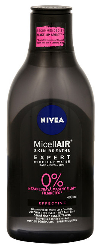 Nivea Micelární voda na odlíčení voděodolného make-upu MicellAir Expert (Make-Up Remover) 400 ml woman
