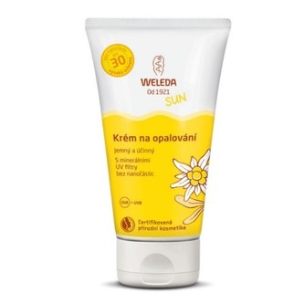 Weleda Jemný opalovací krém na obličej s minerálními UV filtry SPF 30 50 ml unisex