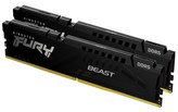 KINGSTON DIMM DDR5 32GB (Kit of 2) 6000MT/s CL30 ECC FURY Beast XMP Černá