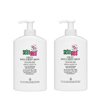 Sebamed Mycí emulze na obličej a tělo Classic (Liquid Face & Body Wash) 2 x 200 ml woman