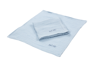 enie baby Mušelínové plenky 30x30cm světle modré - 2ks