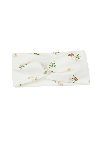 enie baby Dětská čelenka LILI 6-9m FLOWERS CREME