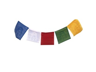 Tibetské modlitební vlaječky Medicine Buddha 20 x 24 cm 10ks