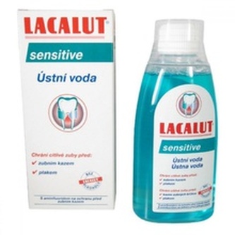 Lacalut Ústní voda na citlivé zuby a obnažené krčky Sensitive 300 ml unisex