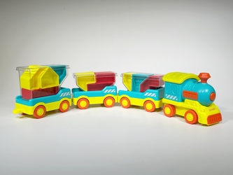 MAGBUILDER Magnetický vláček s tvary 19 dílů