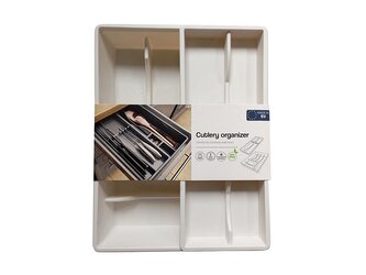 VLOŽKA DO ZÁSUVKY DVOJITÁ BÍLÁ - BEN