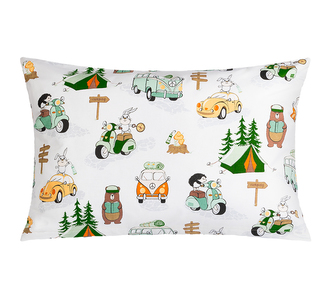 Povláček bavlna - Stanování - 40x60cm na zip ( pouze povlak )