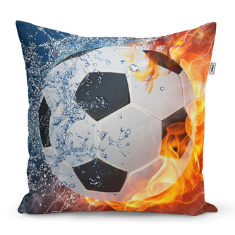 Polštář Fotbalový míč: 40x40 cm