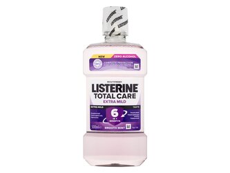 Listerine Total Care Ústní voda Extra Mild Taste Smooth Mint 500 ml unisex