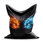 Sedací vak Ohnivé pěsti: 150x100 cm