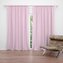 Závěs Bledě růžová: 2ks 140x250cm