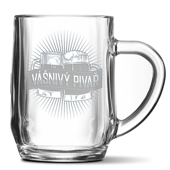 Půllitr Vášnivý pivař: 0,5