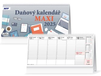 Daňový Maxi kalendář 2025 - stolní kalendář