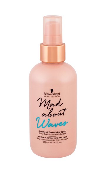 Schwarzkopf Professional Strukturující sprej pro definici vln Mad About Waves (Sea Blend Texturizing Spray) 200 ml woman