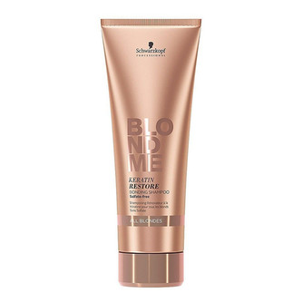 Schwarzkopf Professional Obnovující keratinový šampon pro blonďaté vlasy BLONDME (Keratin Restore Bonding Shampoo) Obnovující keratinový šampon pro blonďaté vlasy BLONDME (Keratin Restore Bonding Shampoo) - Objem 1000 ml woman