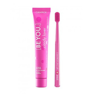 Curaprox Růžový set péče o zuby Be You Candy Lover woman