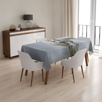 Ubrus Bílý kůň 3: 130x130 cm